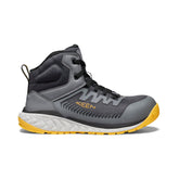 Men's Arvada Mid Work Sneaker (Carbon Toe) Black/Keen Yellow