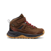 Little Kids' Hightrail Waterproof Hiking Boot Dark Earth/Garnet