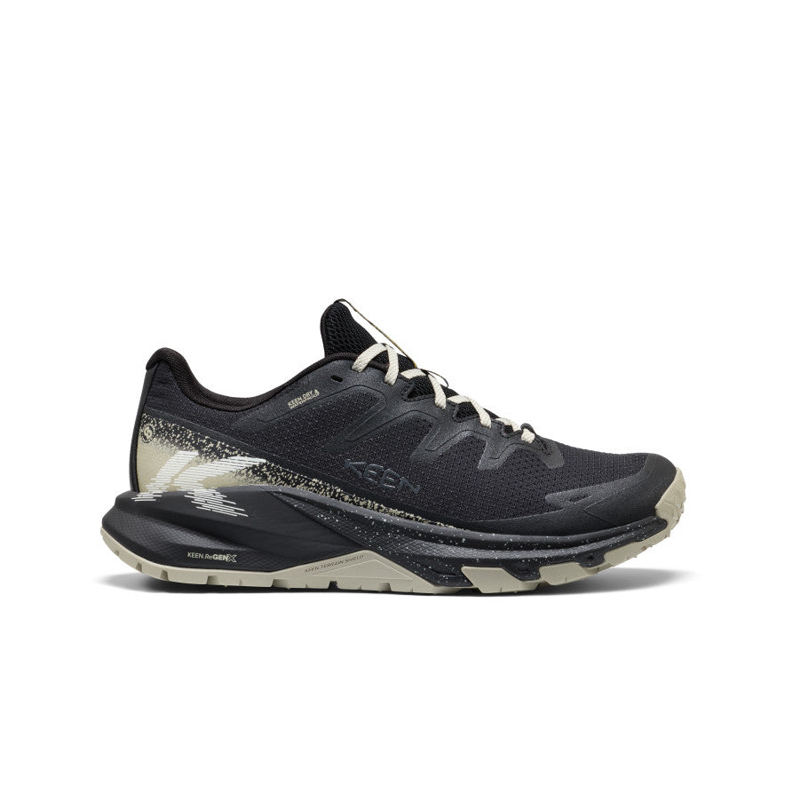 Men's Targhee Apex Wide Waterproof Hiking Shoe Black/Abbey Stone