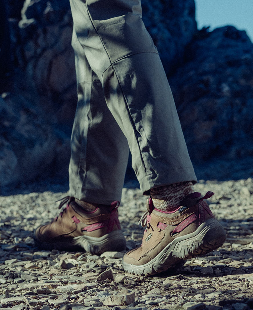 Women's Targhee IV Waterproof Hiking Shoe Bison/Beaujolais