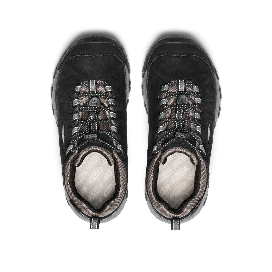 Big Kids' Targhee IV Waterproof Hiking Shoe Black/Steel Grey