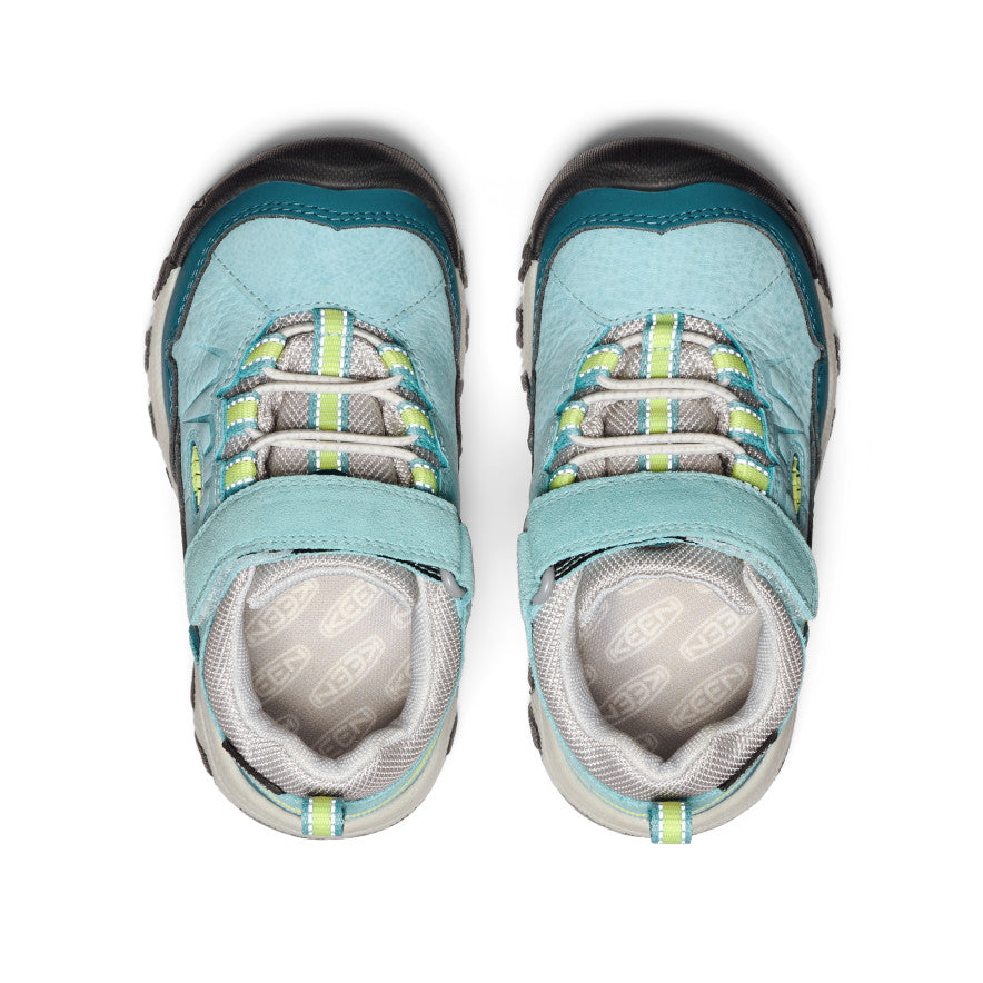 Little Kids' Targhee IV Waterproof Hiking Shoe Reef Waters/Daiquiri Green