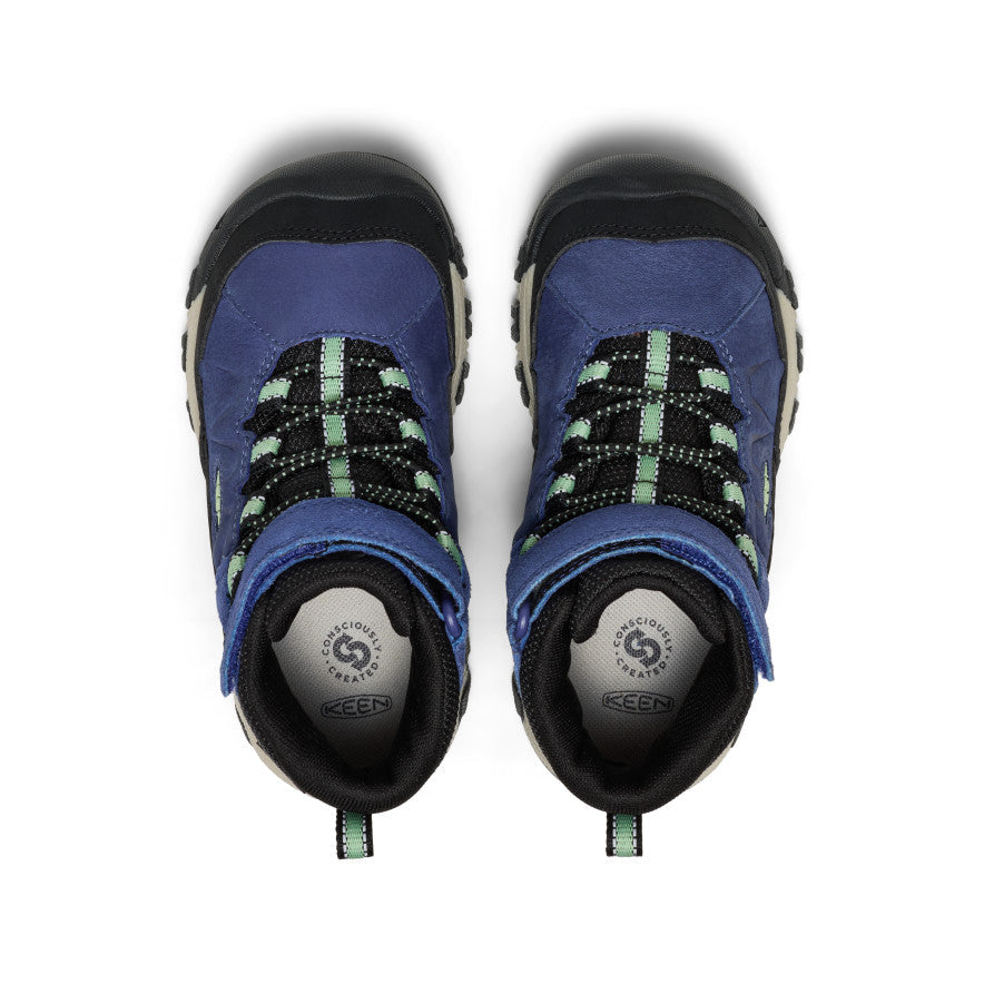 Little Kids' Targhee IV Waterproof Hiking Boot Skipper Blue/Hemlock
