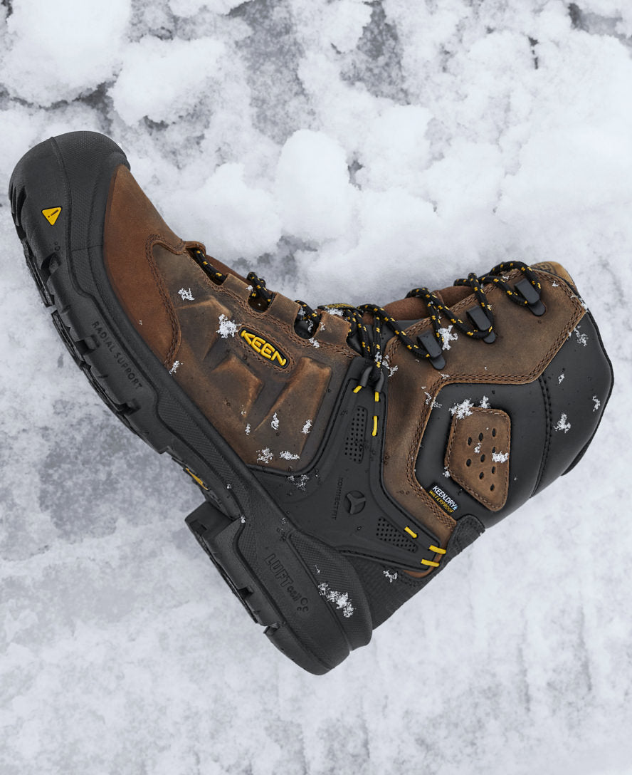 Men's Dover 8" Insulated Waterproof Boot (Carbon Toe) Dark Earth/Black