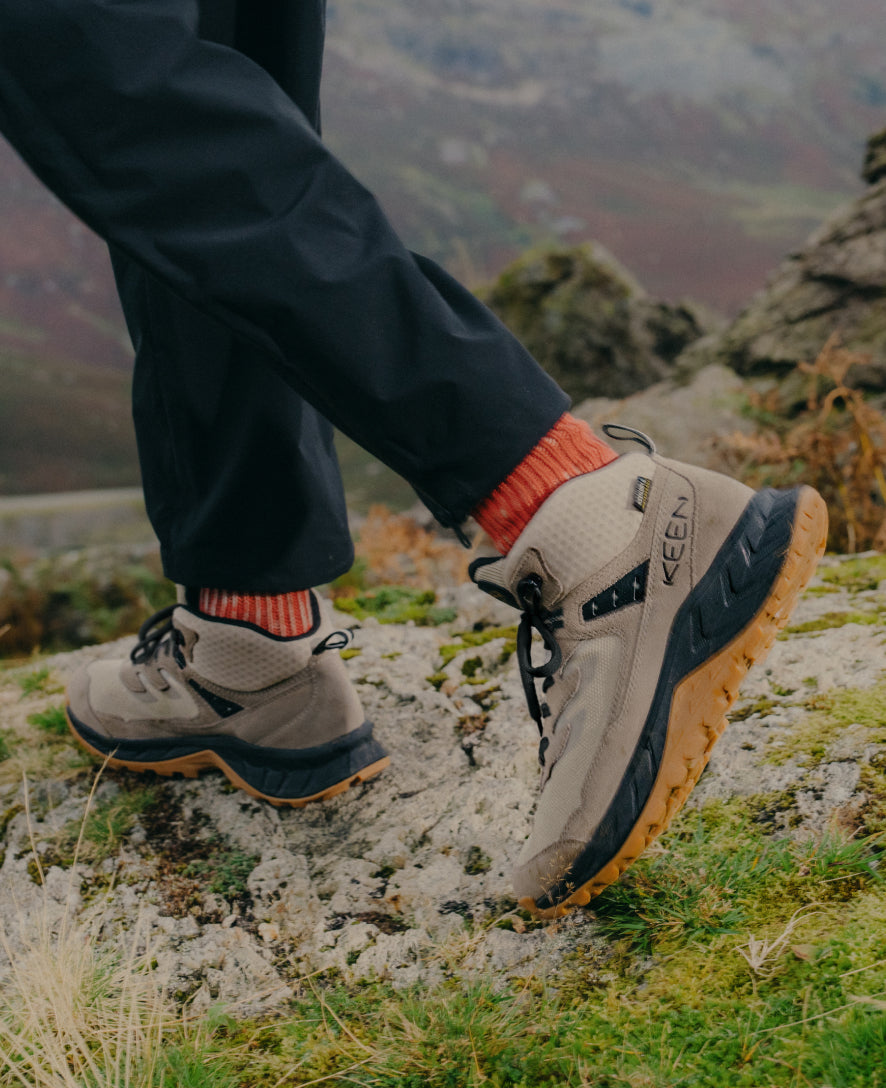 Men's Hightrail Waterproof Hiking Boot Brindle/Oak Buff