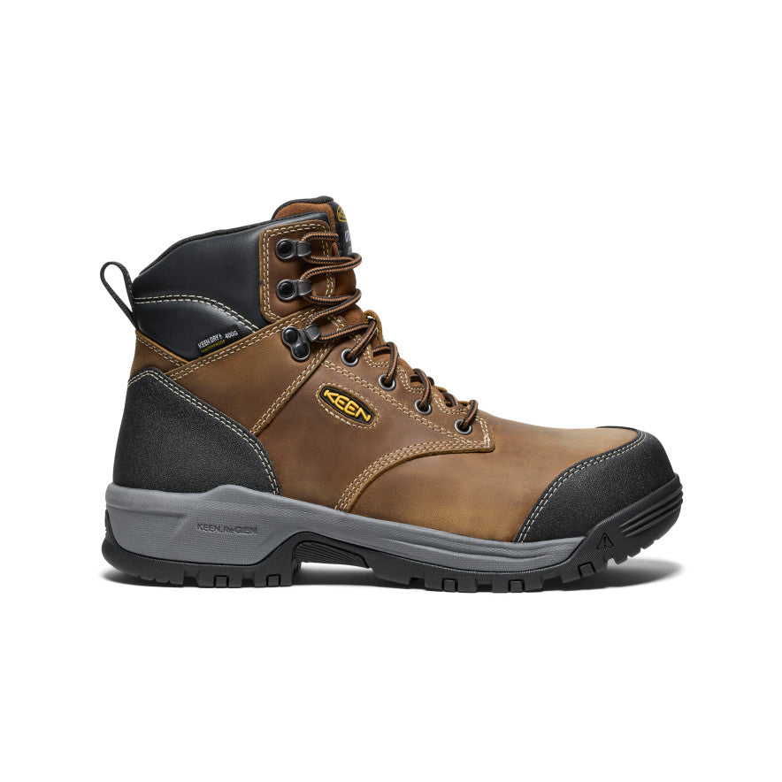 Men's Evanston 6" Insulated Waterproof Boot (Carbon Toe) Bison/Black
