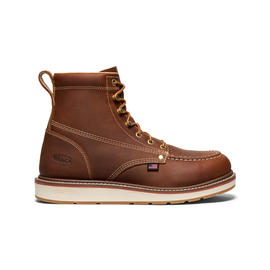 Men's Liberty 6" Boot (Soft Toe) Leather Brown/Birch