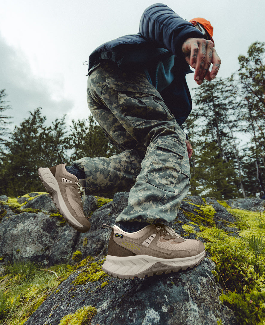 Men's Hightrail Vented Hiking Shoe Dark Earth/Oak Buff