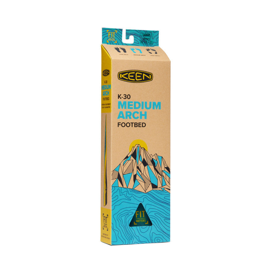 Men's Outdoor K-30 Medium Arch Insole Blue