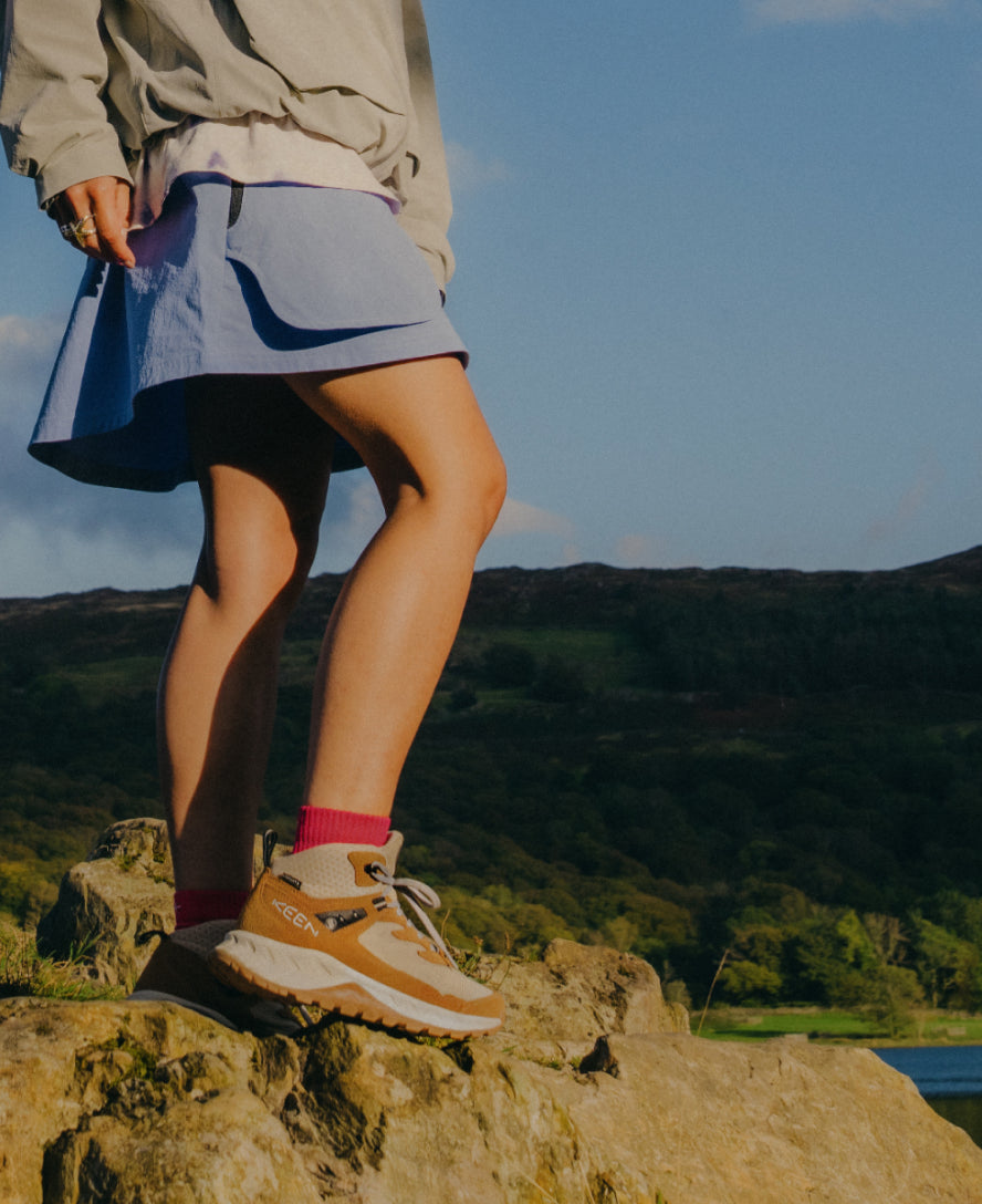 Women's Hightrail Waterproof Hiking Boot Brindle/Pink Lemonade