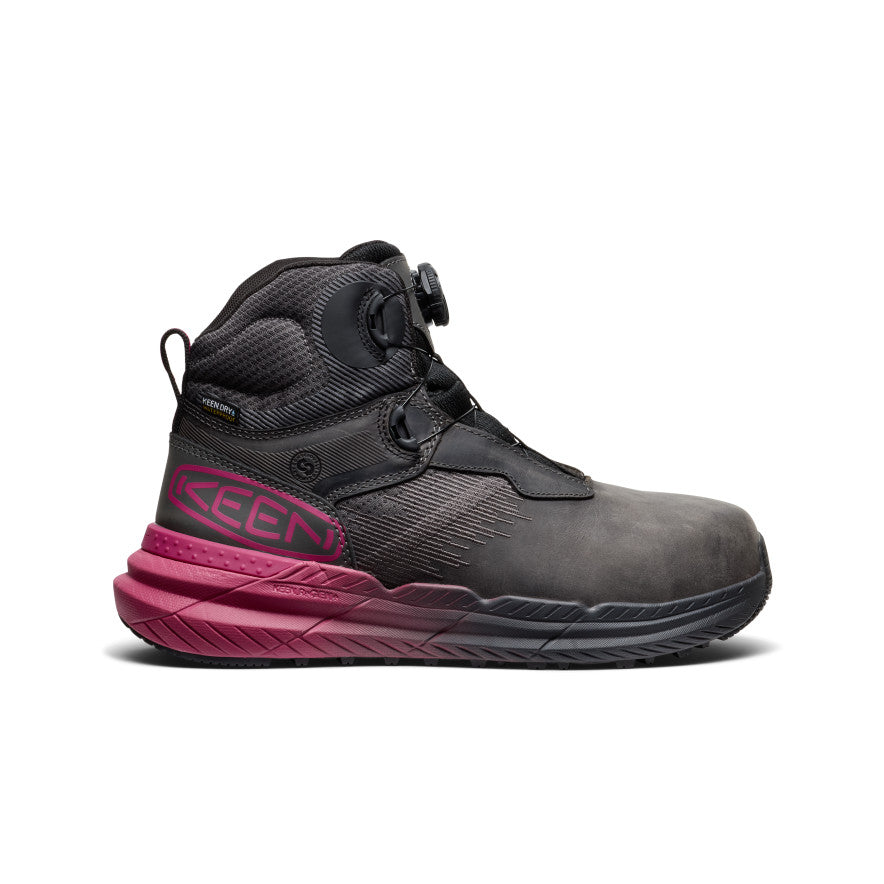 Women's Snapline RF Waterproof Boot (Carbon Toe) Magnet/Black