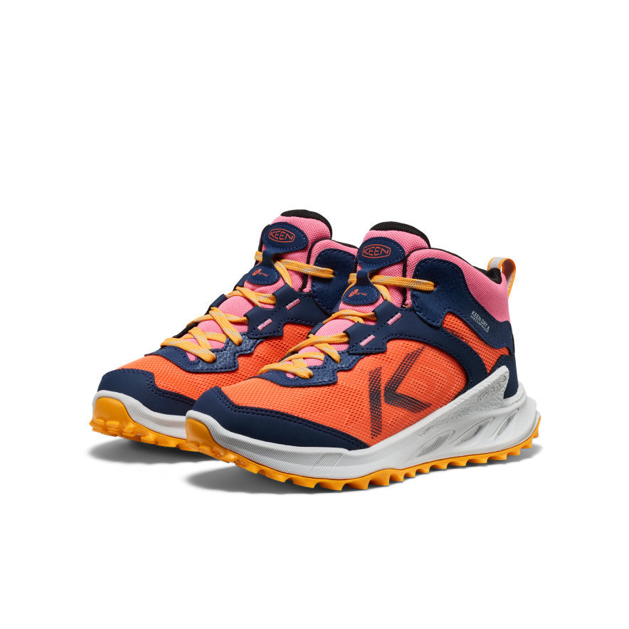 Big Kids' Zionic Waterproof Boot Naval Academy/Nasturtium