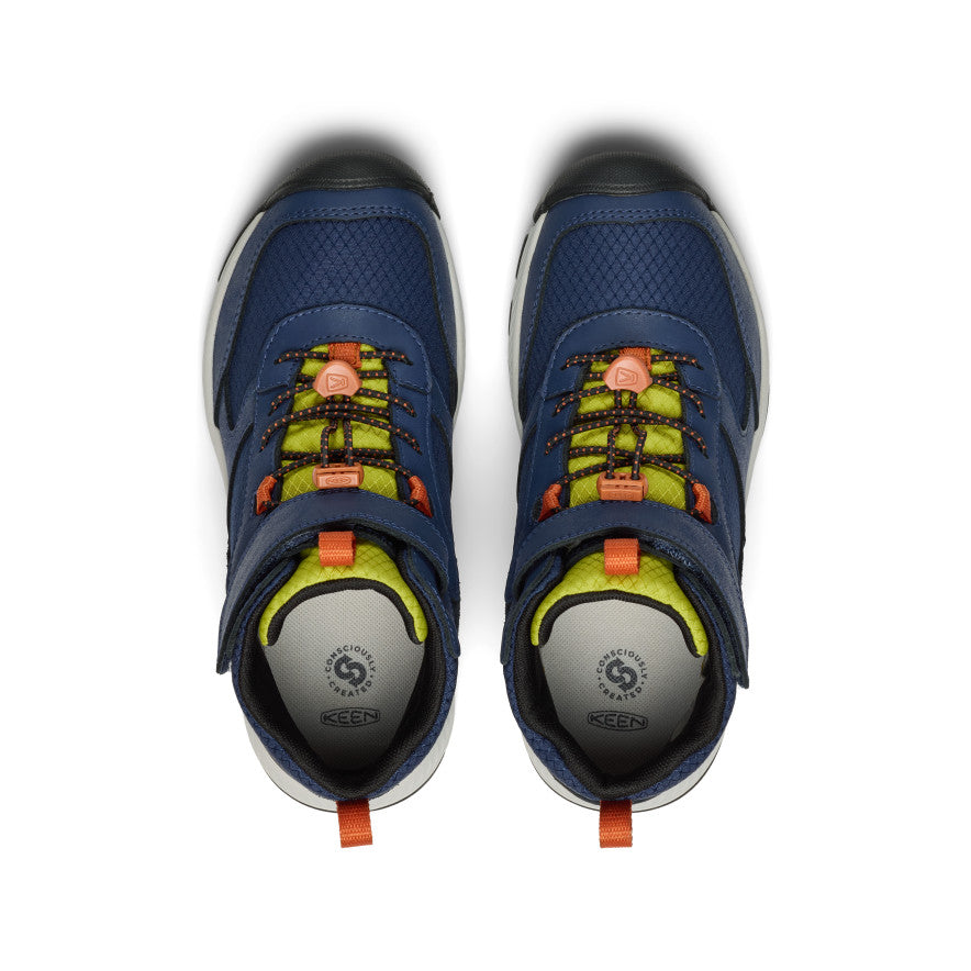 Big Kids' Skua Waterproof Boot Naval Academy/Rogue Green