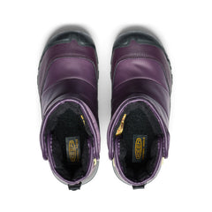 Big Kids' Puffrider Waterproof Winter Boot Black Plum/Daiquiri Green