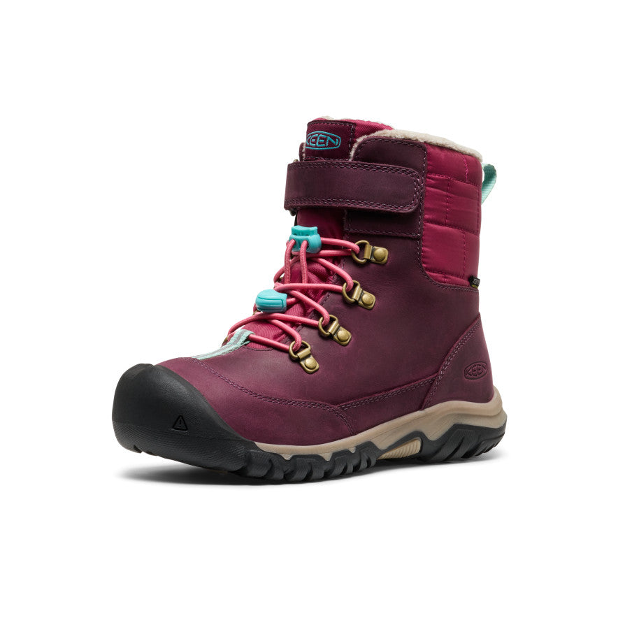Big Kids' Kanibou Waterproof Winter Boot Fig/Pink Lemonade