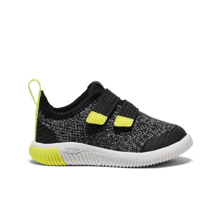 Toddlers' KNX Knit Double Strap Black/Evening Primrose