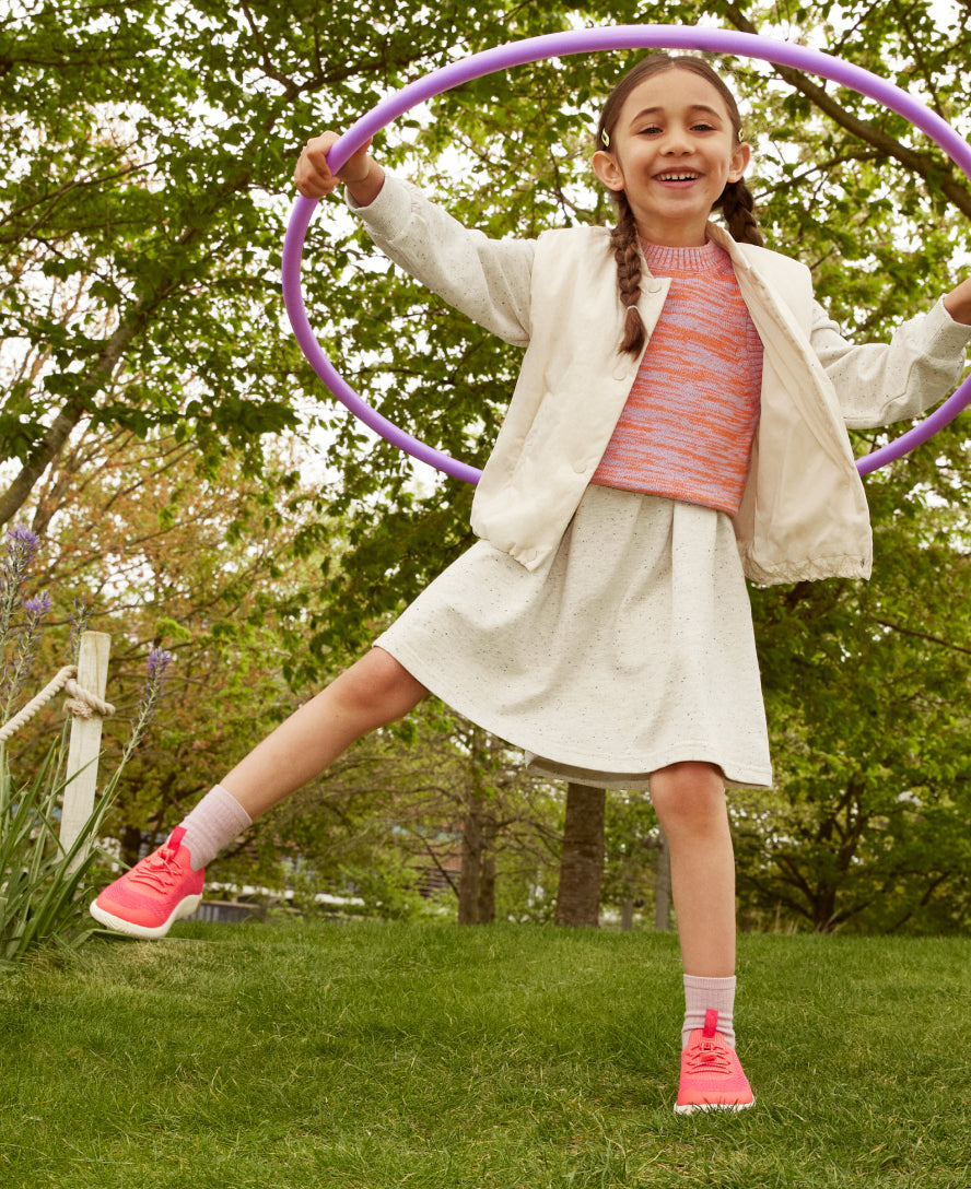 Little Kids' KNX Knit Sneaker Iguana/Evening Primrose