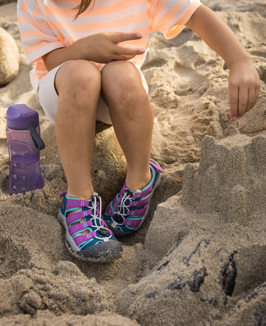 Little Kids' Newport Boundless Sandal Black/Precious Blue